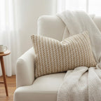 Barley Cushion Cover in Beige/ Ivory