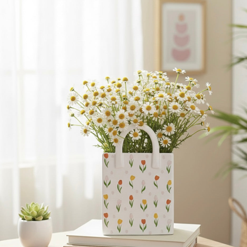 Chalice Paper Bag Flower Vase
