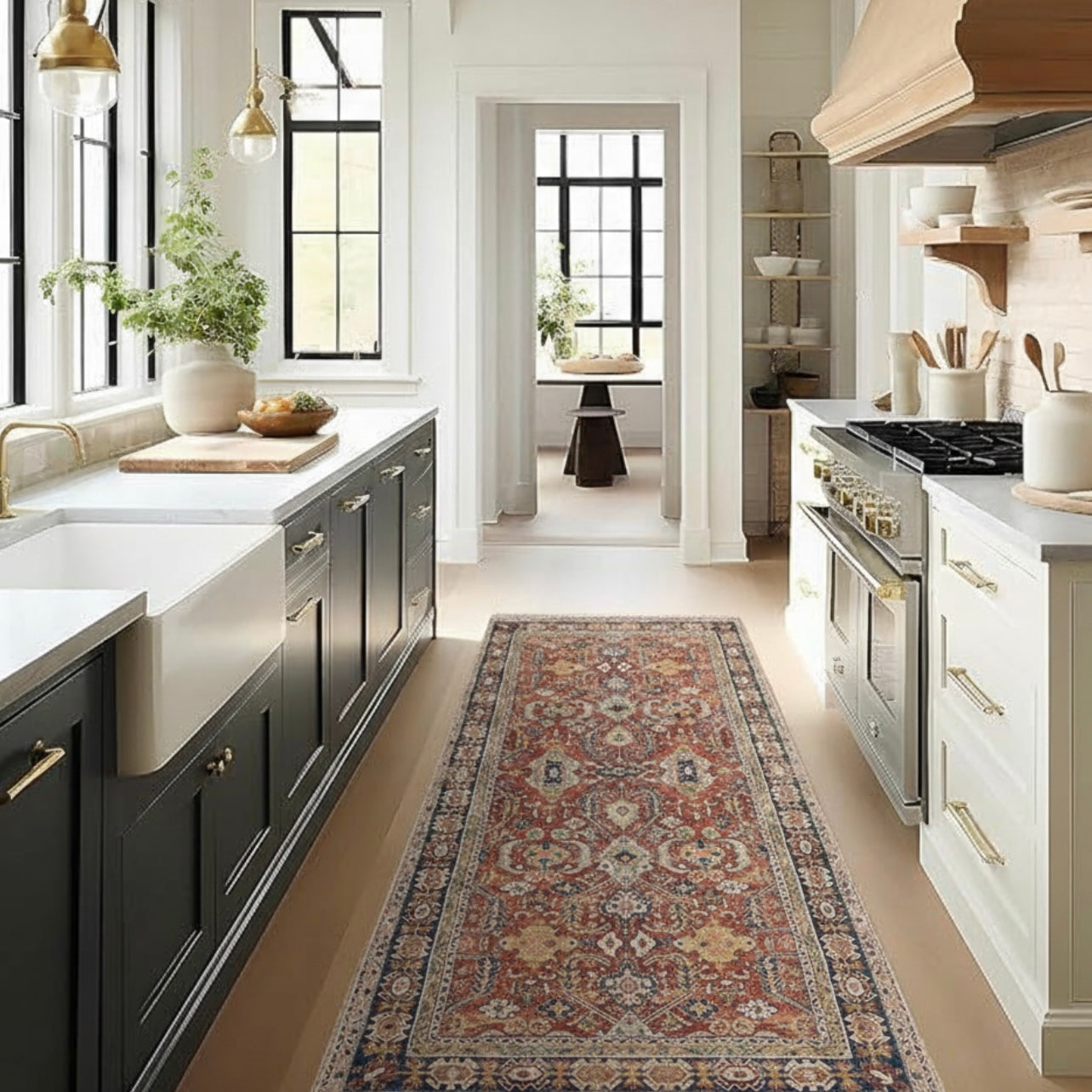 Dahlia Rug in Red Multi