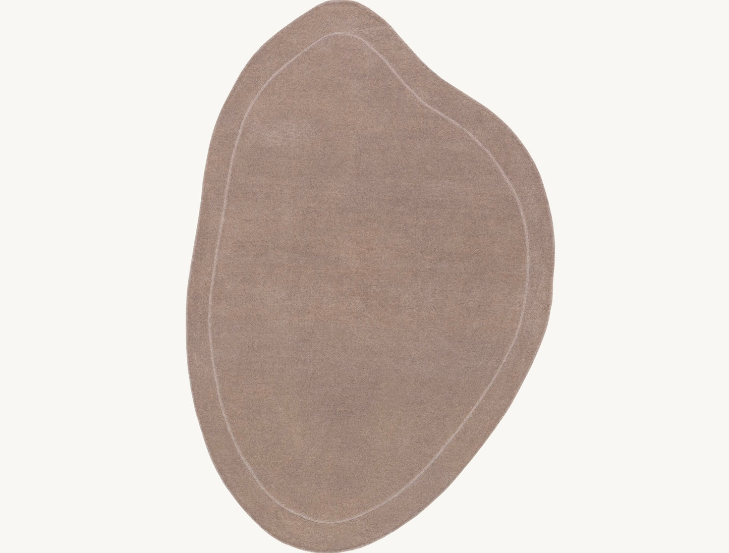 Lula Wool Rug in Dusty Mauve