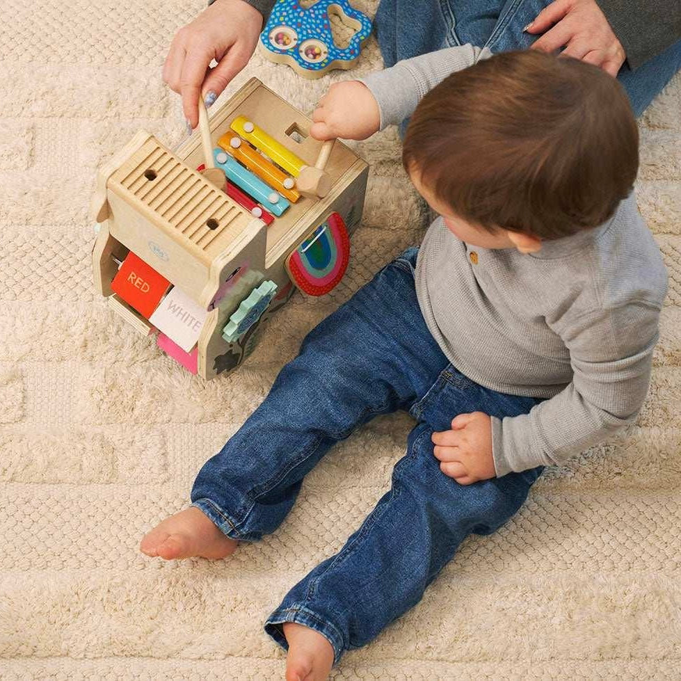 Bricks Washable Cotton Rug in Natural