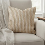Barley Cushion Cover in Beige/ Ivory