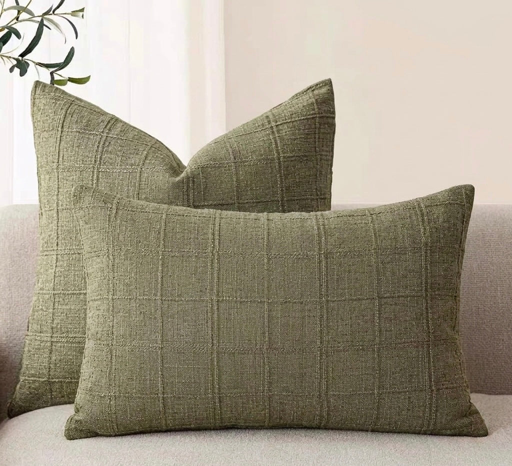 Alder Cushion Cover in Sage