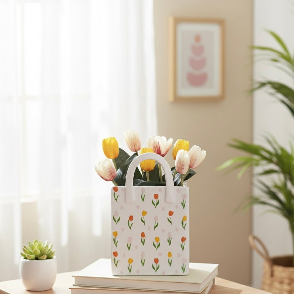 Chalice Paper Bag Flower Vase