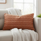 Willow Cushion Cover in Terracotta