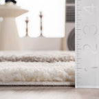 Morgan Shag Rug in Ivory/ Natural