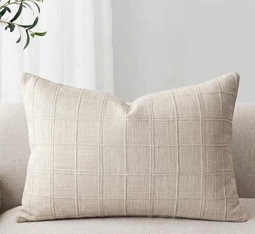 Alder Cushion Cover in Ivory