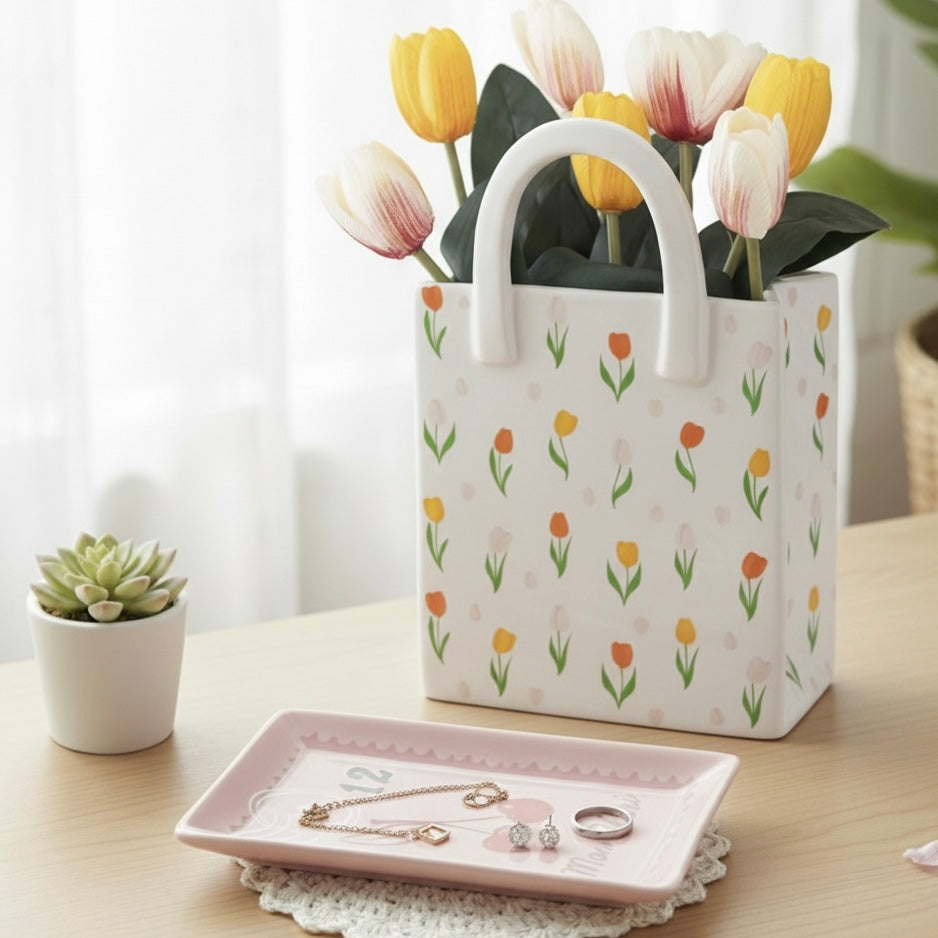 Chalice Paper Bag Flower Vase