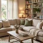 Alder Cushion Cover in Ivory