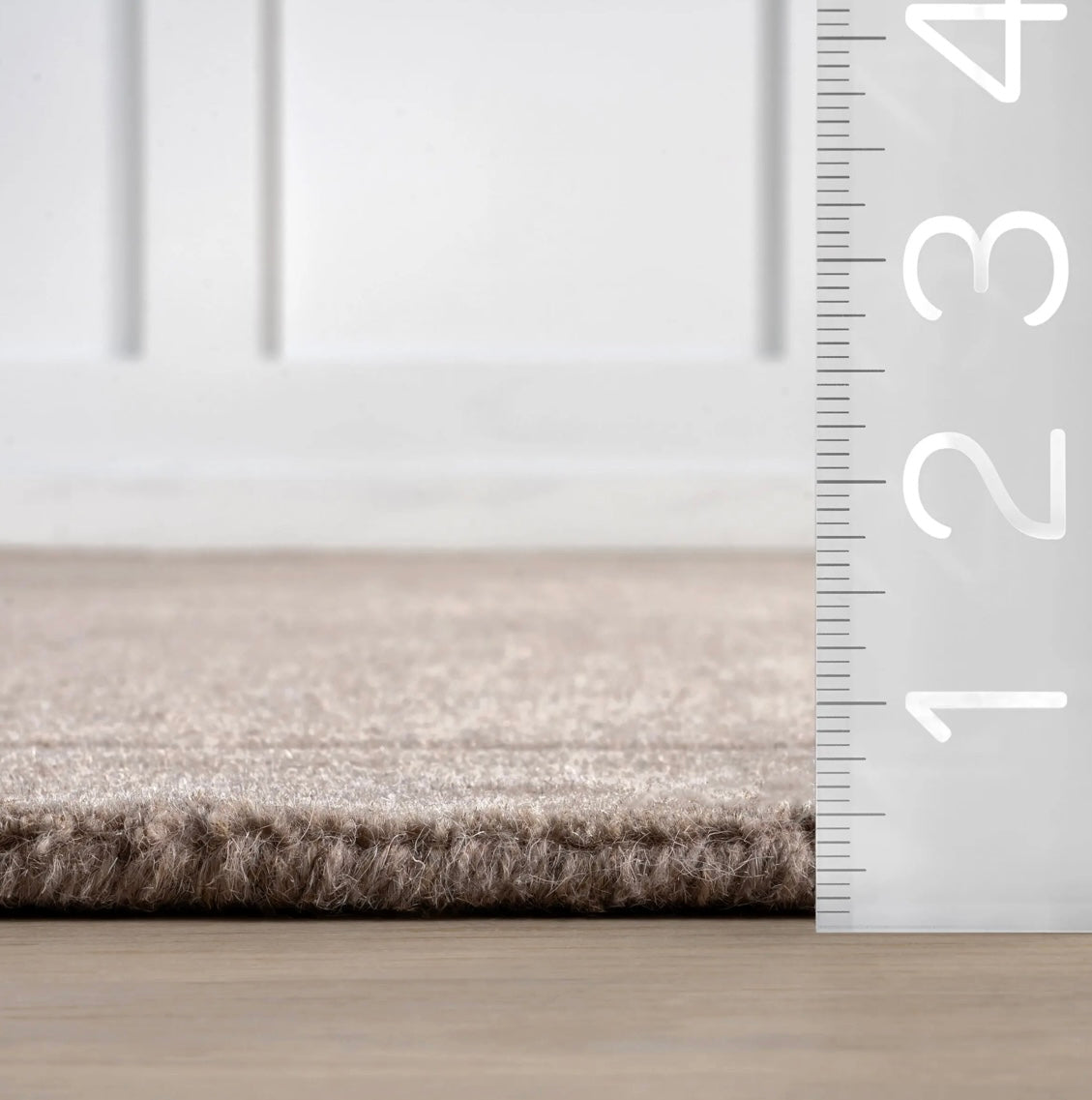 Lula Wool Rug in Dusty Mauve