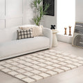 Morgan Shag Rug in Ivory/ Natural