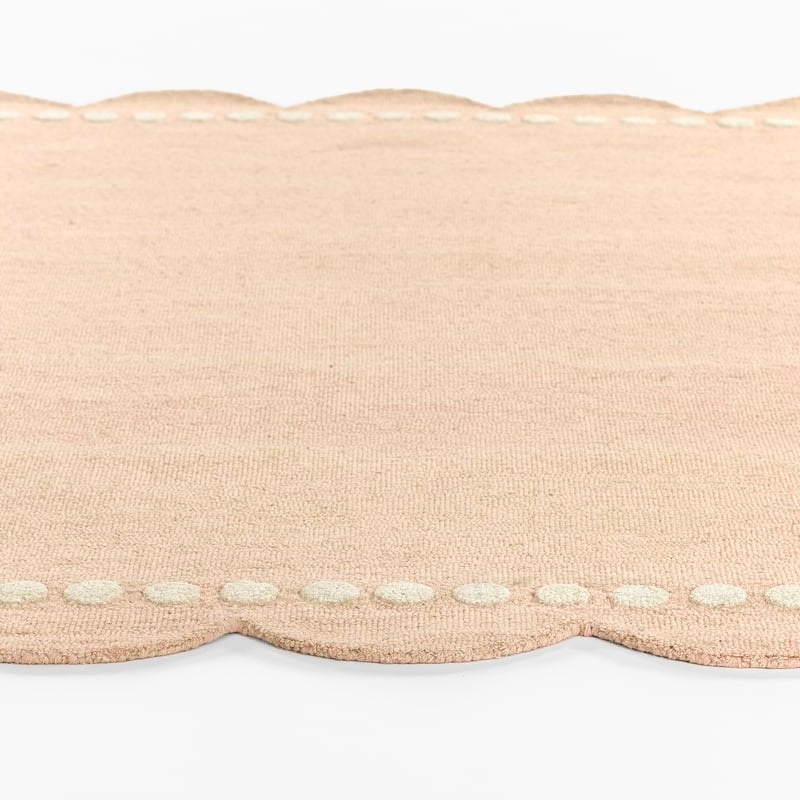Lullaby Wool Rug in Blush