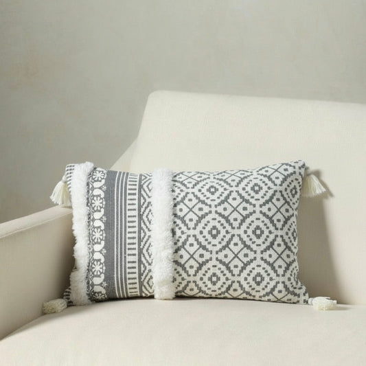 Robin Cushion Cover in Monochrome