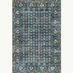 Evie Rug in Teal/ Floral