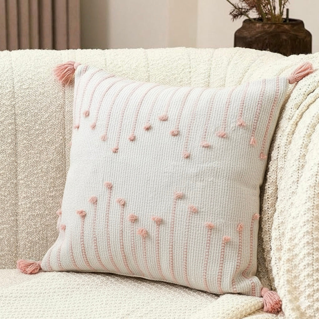 Millie Cushion Cover in Light Rose