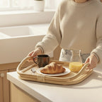 Anyam Rectangular Rattan Tray