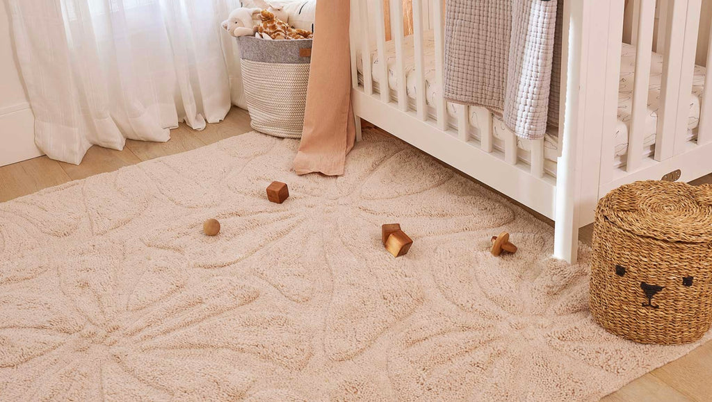 Florence Wool Rug in Blush