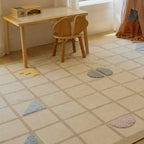 Playfield Organic Cotton Area Rug in Tan