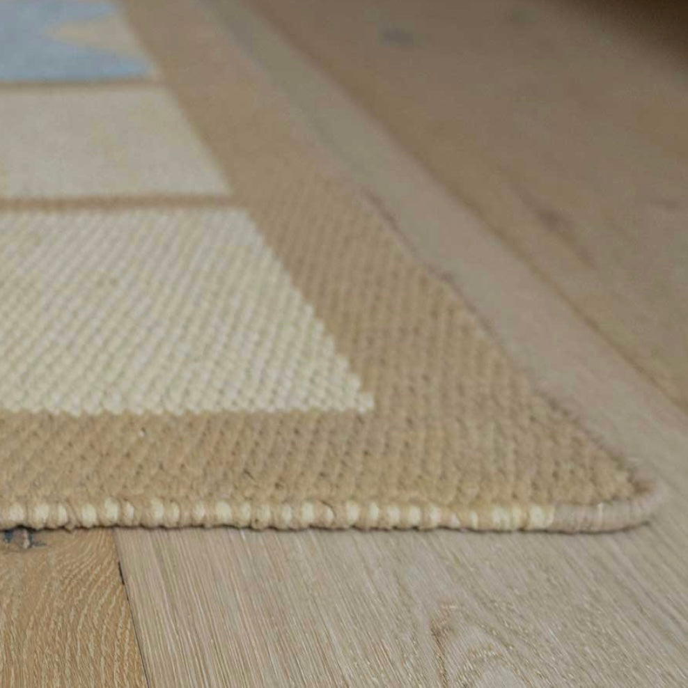 Playfield Organic Cotton Area Rug in Tan