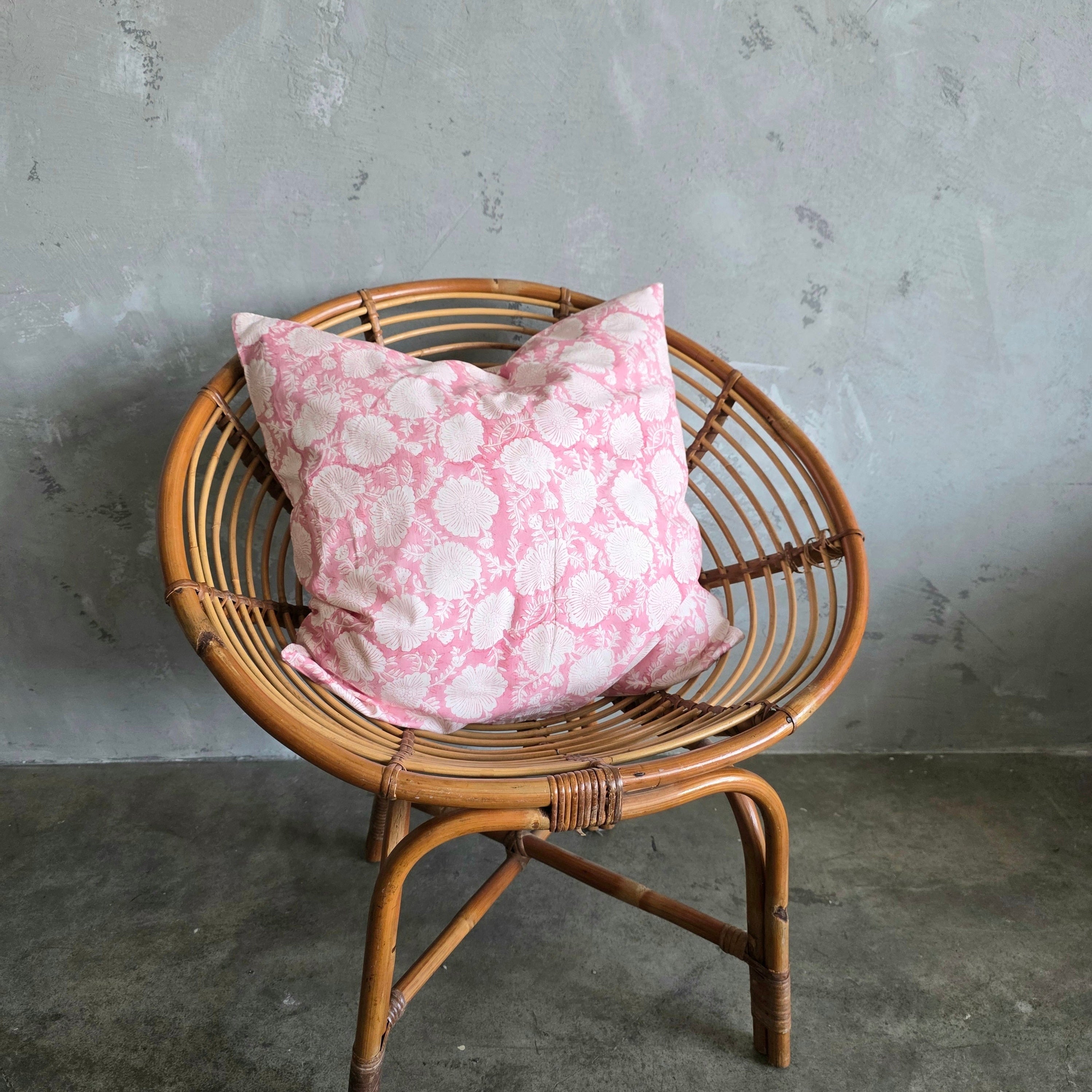 Thalia Cushion Cover in Blush Whisper