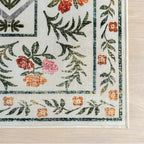 Evie Rug in Ivory/ Floral