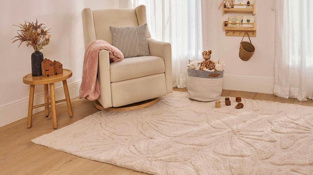 Florence Wool Rug in Blush