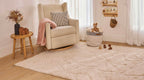 Florence Wool Rug in Blush