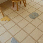Playfield Organic Cotton Area Rug in Tan