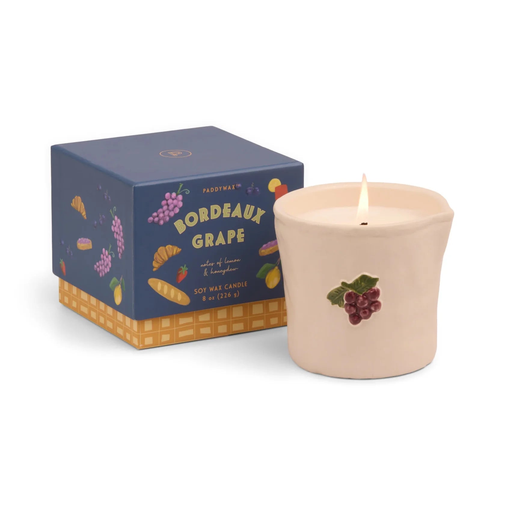 Bordeaux Grape Bistro Candle