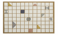 Playfield Organic Cotton Area Rug in Tan