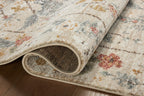 Peacock Promenade Rug in Cream