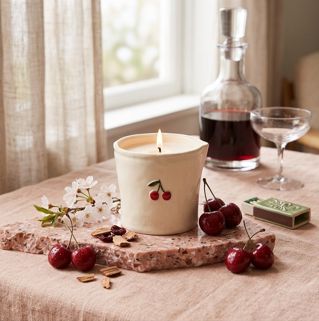 Cherry Bistro Candle