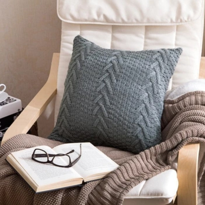 Morgan Knitted Cushion Cover