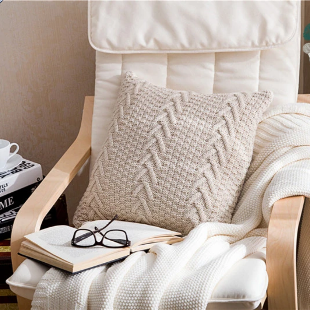 Morgan Knitted Cushion Cover