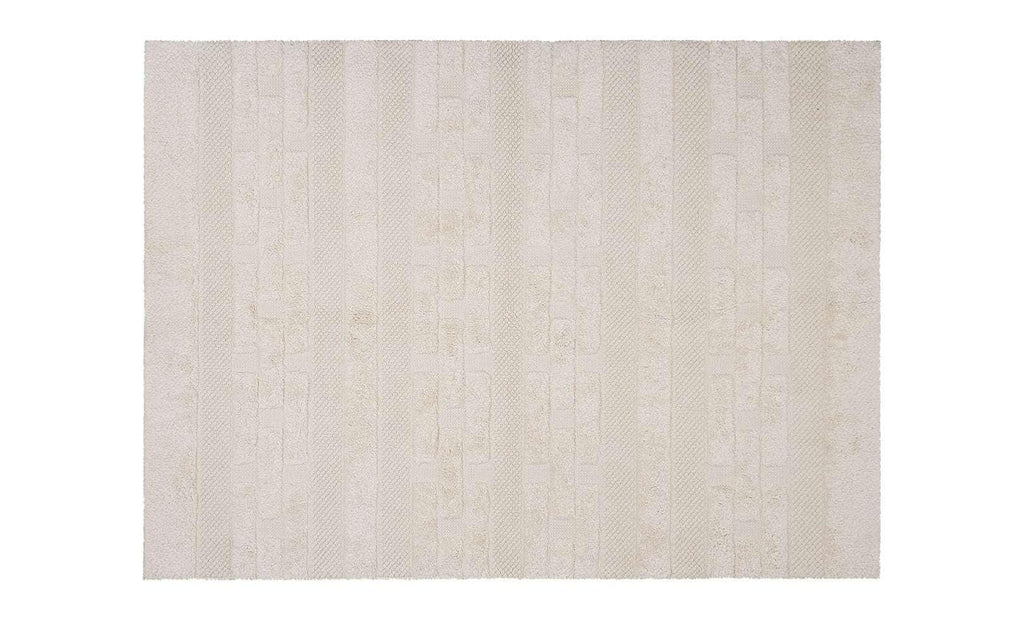 Bricks Washable Cotton Rug in Natural