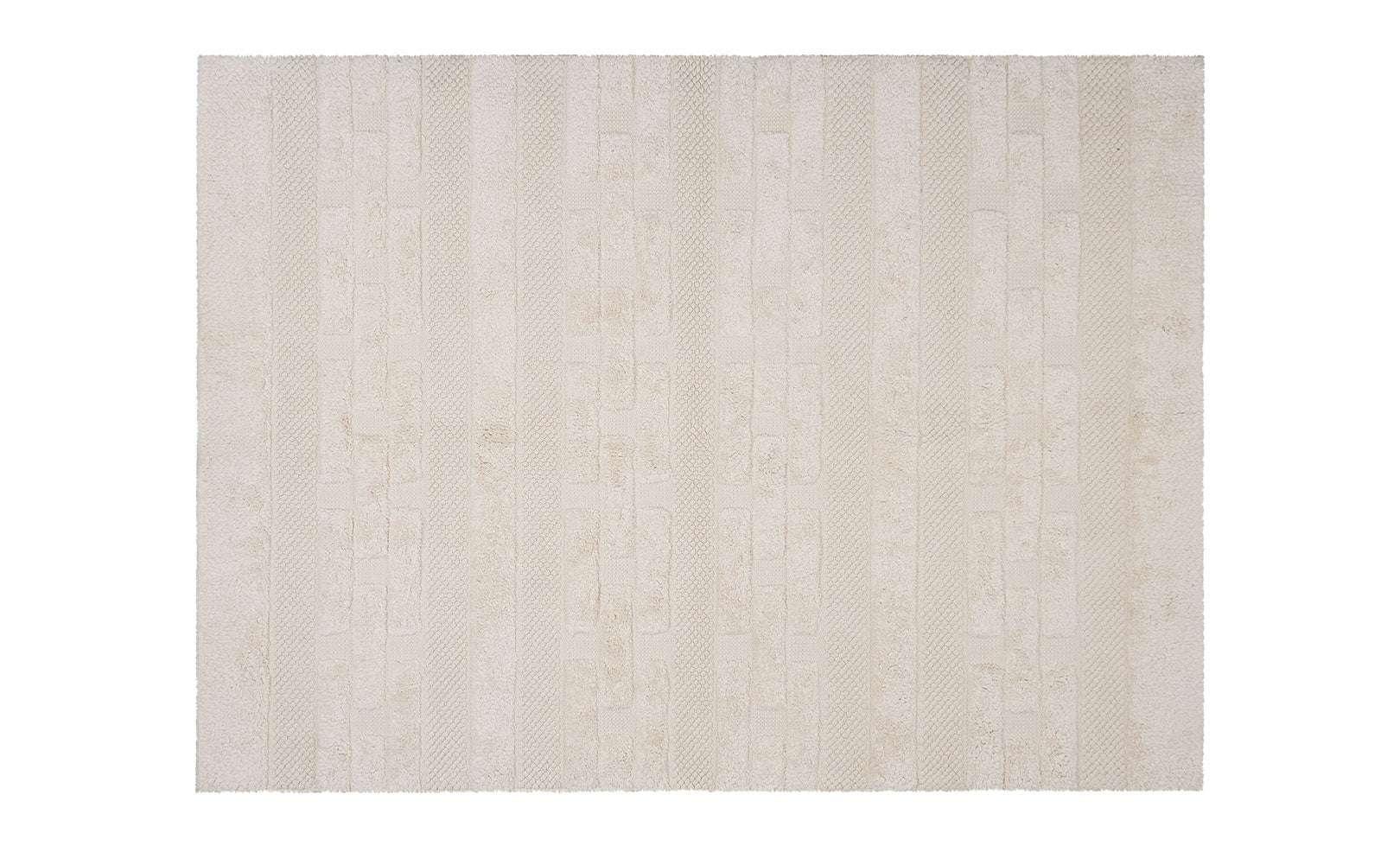 Bricks Washable Cotton Rug in Natural