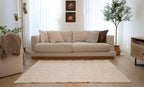 Bricks Washable Cotton Rug in Natural