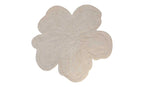 Blossom Washable Wool Rug in Ivory